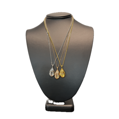 Heart and Teardrop Necklaces